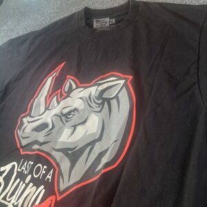 Million Dollar Motive Last of A Dying‎ Breed Rhino Graphic Tshirt Men's Size 2XL